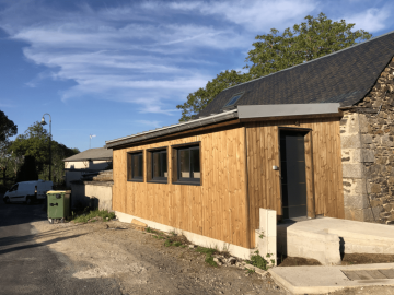 Extension de maison en ossature bois Extension de maison en ossature bois