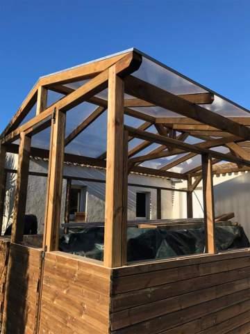 Extension de maison en ossature bois