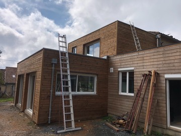 Extension et surélévation d'une toiture terrasse