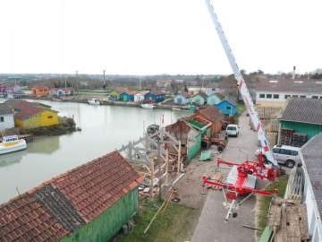 Rénovation d’une cabane ostréicole au Château d’Oléron