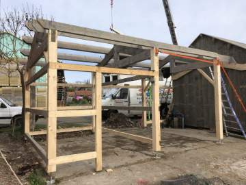 Rénovation d’une cabane ostréicole au Château d’Oléron