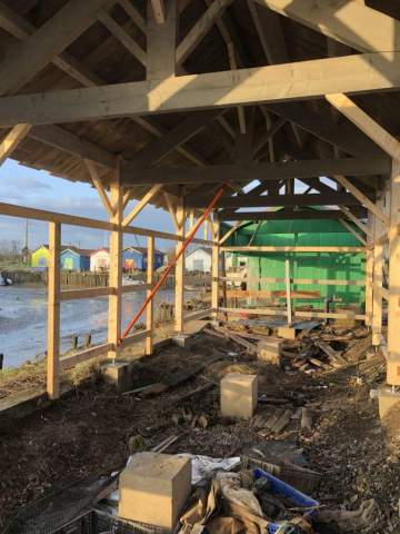 Rénovation d’une cabane ostréicole au Château d’Oléron