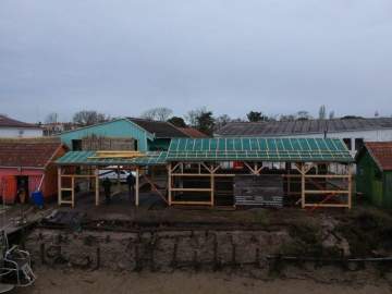 Rénovation d’une cabane ostréicole au Château d’Oléron