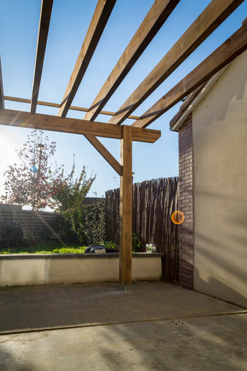 Pergola en bois à Toulouse