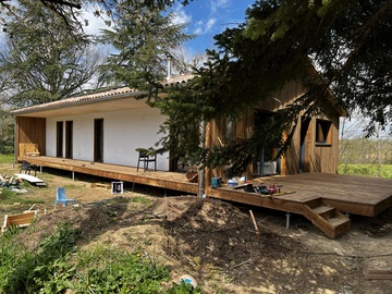 Maison ossature bois de plain-pied à Saix
