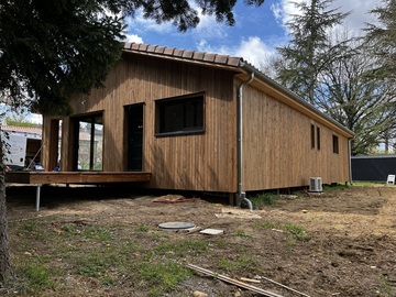 Maison ossature bois de plain-pied à Saix