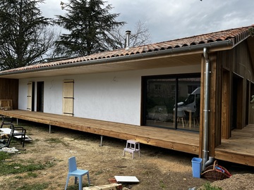 Maison ossature bois de plain-pied à Saix