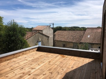 Extension et surélévation d'une toiture terrasse