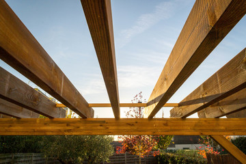 Pergola en bois à Toulouse