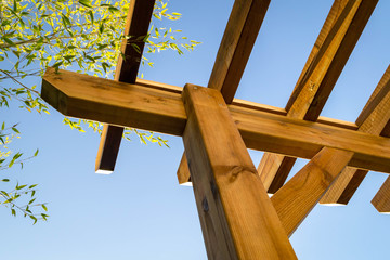 Pergola en bois à Toulouse