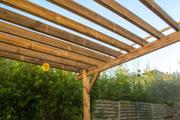 Pergola en bois à Toulouse