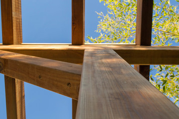 Pergola en bois à Toulouse